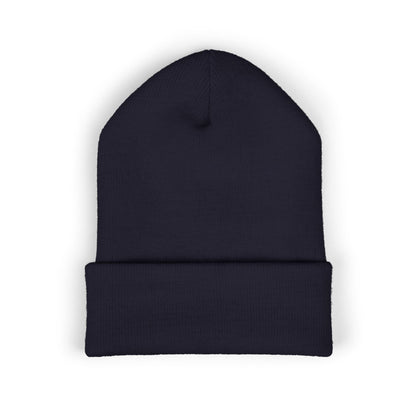 Dispatch Embroidered Cuffed Beanie — Classic Knit Winter Hat