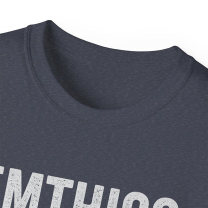 Unisex Ultra Cotton Tee - EMTHICC Graphic T-Shirt, Fitness Apparel, Workout Clothes, Casual Wear, Gift for Gym Lovers