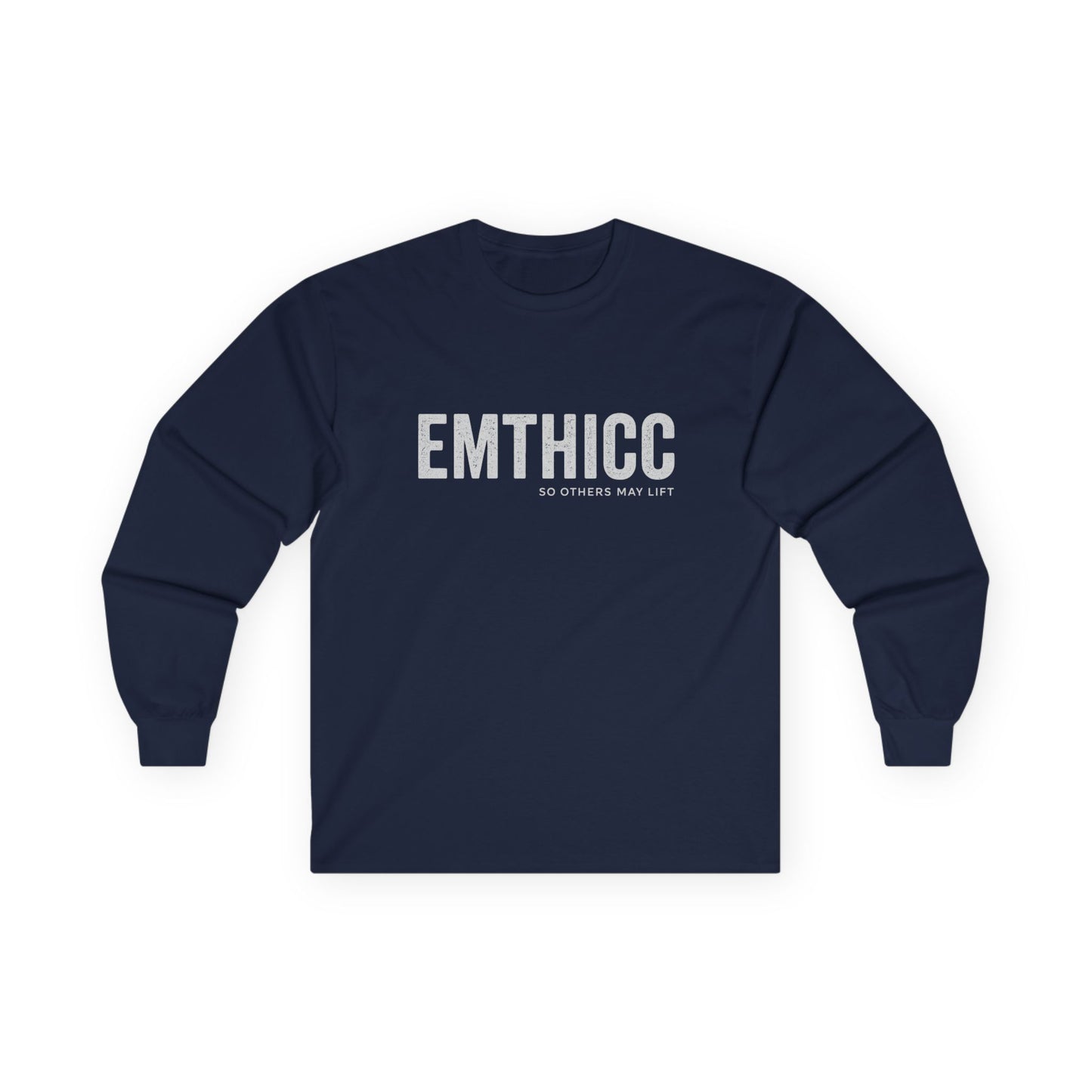EMTHICC Long Sleeve Tee — Minimalist Graphic Cotton Shirt