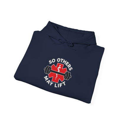 Dispatch Hoodie — “So Others May Lift” Firefighter Fitness Pullover