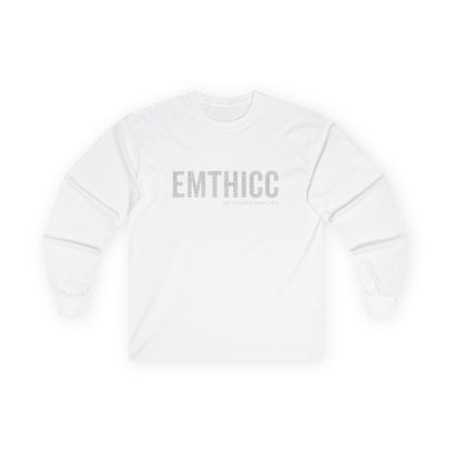 EMTHICC Long Sleeve Tee — Minimalist Graphic Cotton Shirt