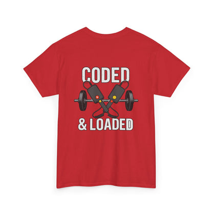 Coded & Loaded Workout Tee, Unisex Cotton Gym Shirt, Fitness Apparel, Perfect for Gym Lovers, Great Gift for Fitness Enthusiasts, [...]