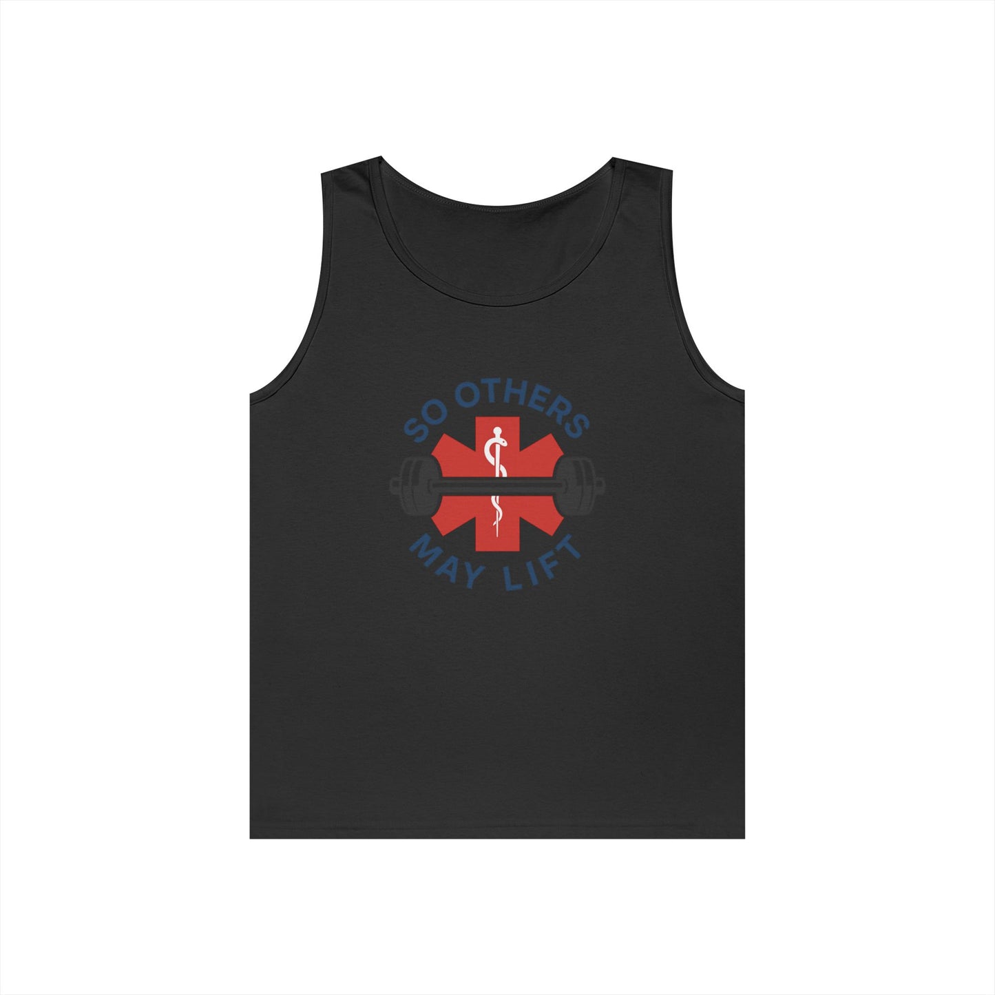 Unisex Heavy Cotton Tank Top - Fitness Motivation - So Others May Lift - Gym Wear, Workout Shirt, Summer Fashion, Casual Apparel, [...]