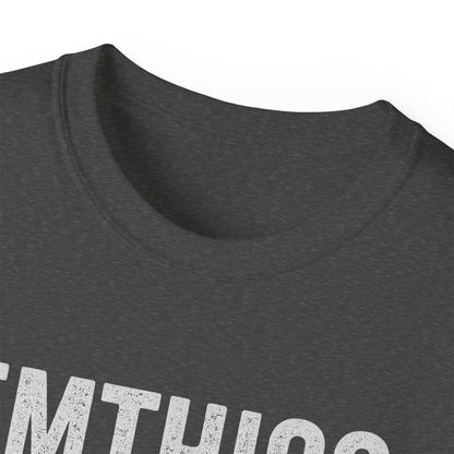 Unisex Ultra Cotton Tee - EMTHICC Graphic T-Shirt, Fitness Apparel, Workout Clothes, Casual Wear, Gift for Gym Lovers