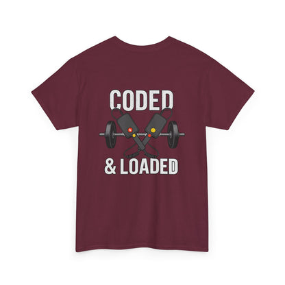 Coded & Loaded Workout Tee, Unisex Cotton Gym Shirt, Fitness Apparel, Perfect for Gym Lovers, Great Gift for Fitness Enthusiasts, [...]