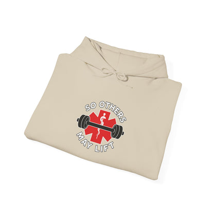 Dispatch Hoodie — “So Others May Lift” Firefighter Fitness Pullover