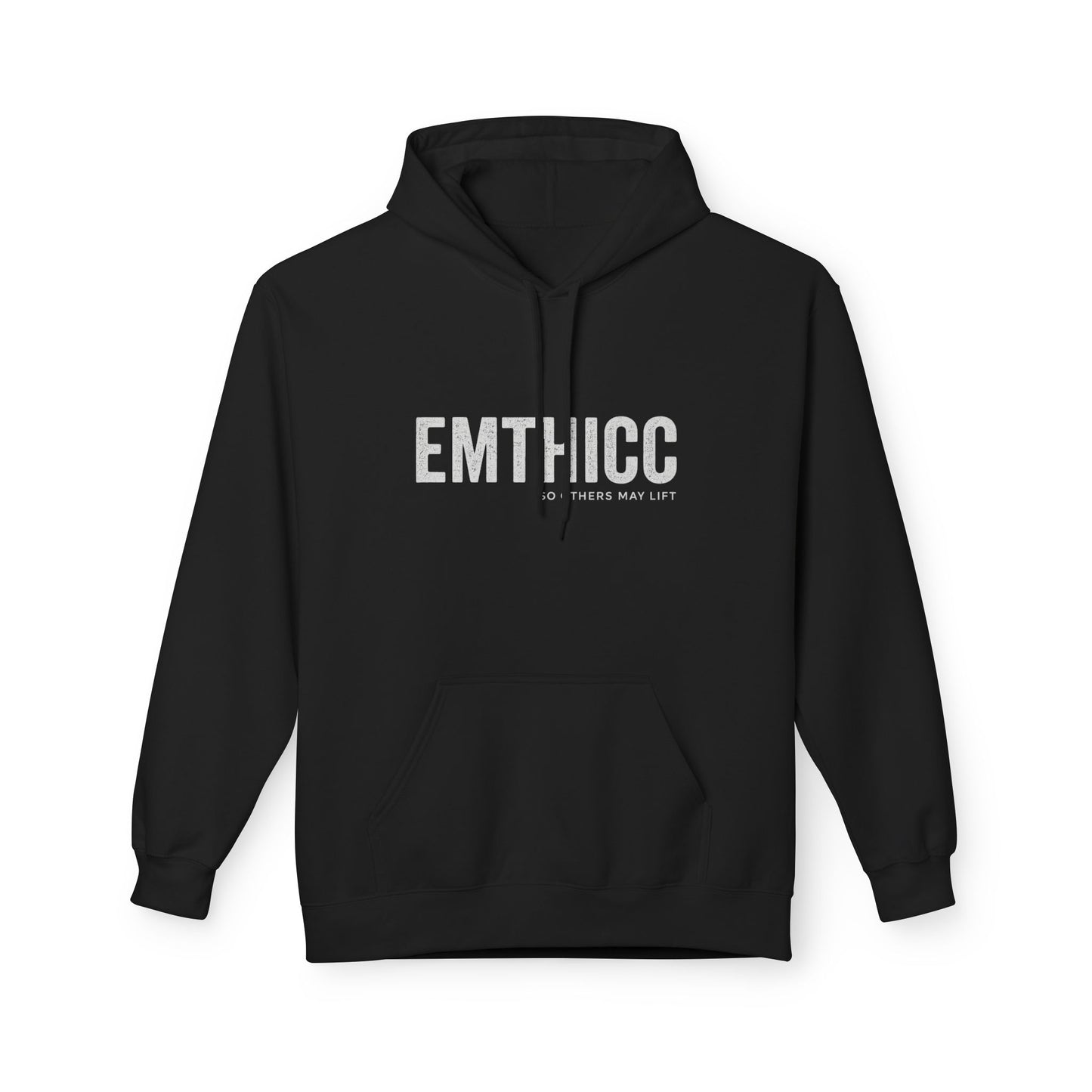 EMTHICC Hoodie — Bold Minimalist Typography Pullover
