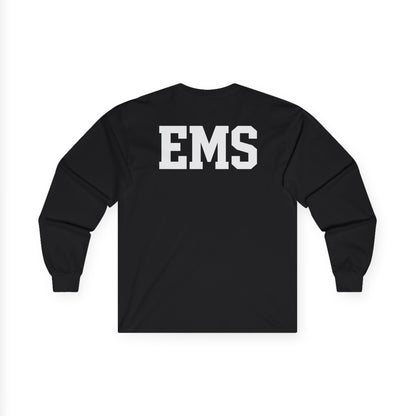 EMS Long Sleeve Tee — "No Guts No Glory" Rescue Maltese Cross Tee