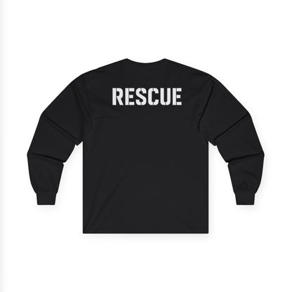 Rescue Squad Long Sleeve Tee — EMT Medical Cross Design