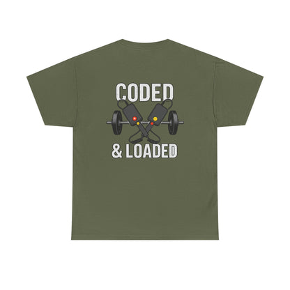 Coded & Loaded Workout Tee, Unisex Cotton Gym Shirt, Fitness Apparel, Perfect for Gym Lovers, Great Gift for Fitness Enthusiasts, [...]