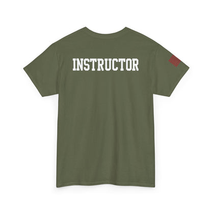 Unisex Heavy Cotton Tee, Casual Motivation Shirt for Fitness Lovers, Gift for Trainers, Stylish Instructor Apparel, Everyday Wear, Gym Shirt