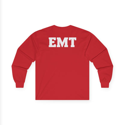 EMT Long Sleeve Tee, Unisex T-Shirt for Emergency Responders, Casual Wear, Gift for Paramedics, Medical Appreciation Apparel