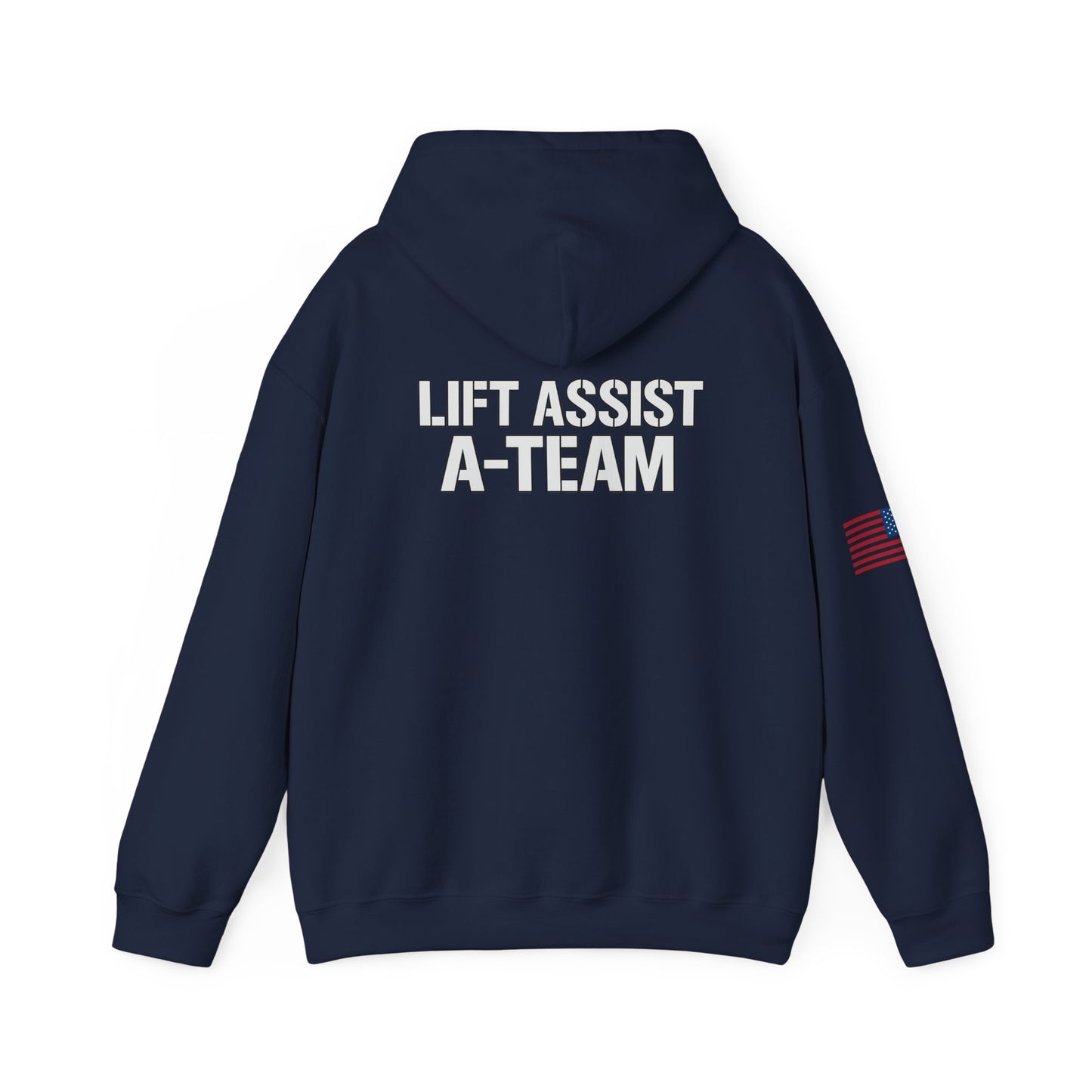Lift Assist A-Team Hoodie – "So Others May Lift" Weightlifting Support Hoodie