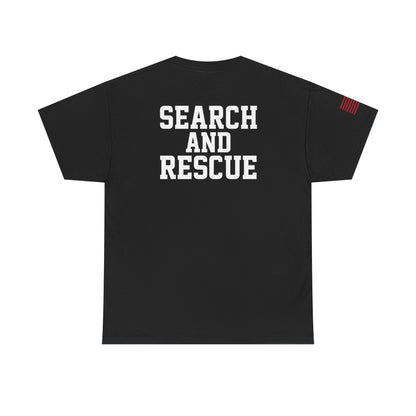 Unisex Heavy Cotton Tee for Heroic Souls | Search and Rescue Tribute Tee, EMS Shirt, Rescuer Gift, Adventure Attire, Everyday Casual Wear