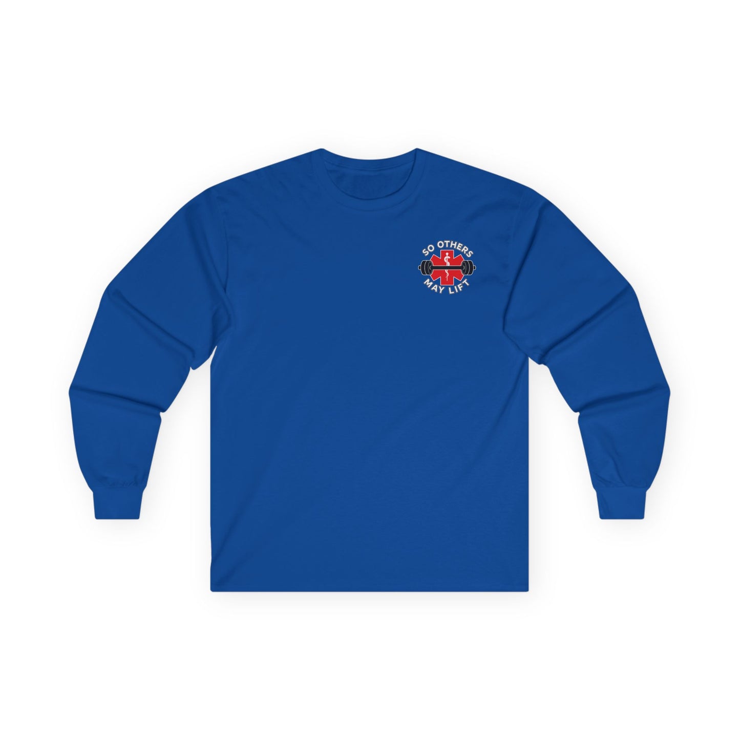 Long Sleeve Tee — “Cardio < Cardioversion So Others May Lift” EMS Fitness Shirt