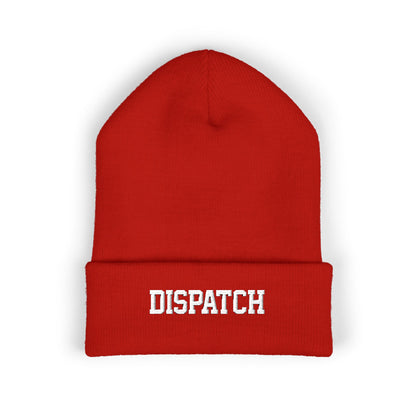 Dispatch Embroidered Cuffed Beanie — Classic Knit Winter Hat
