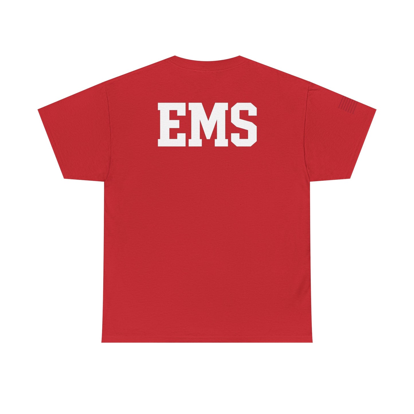 Unisex Heavy Cotton Tee - Emergency Medical Services Tee, EMS Apparel, First Responder Gift, Casual Everyday Wear, Patriotic Shirt