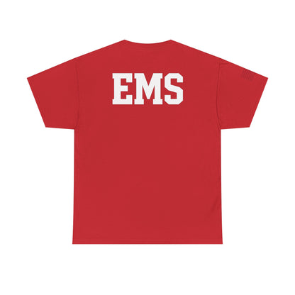 Unisex Heavy Cotton Tee - Emergency Medical Services Tee, EMS Apparel, First Responder Gift, Casual Everyday Wear, Patriotic Shirt