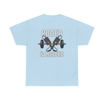 Coded & Loaded Workout Tee, Unisex Cotton Gym Shirt, Fitness Apparel, Perfect for Gym Lovers, Great Gift for Fitness Enthusiasts, [...]