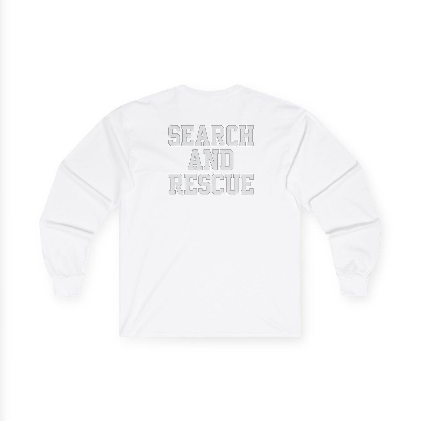 Search and Rescue Long Sleeve Tee - Perfect for Adventurers, Firefighters, Emergency Responders, Search and Rescue Teams, Gift Idea