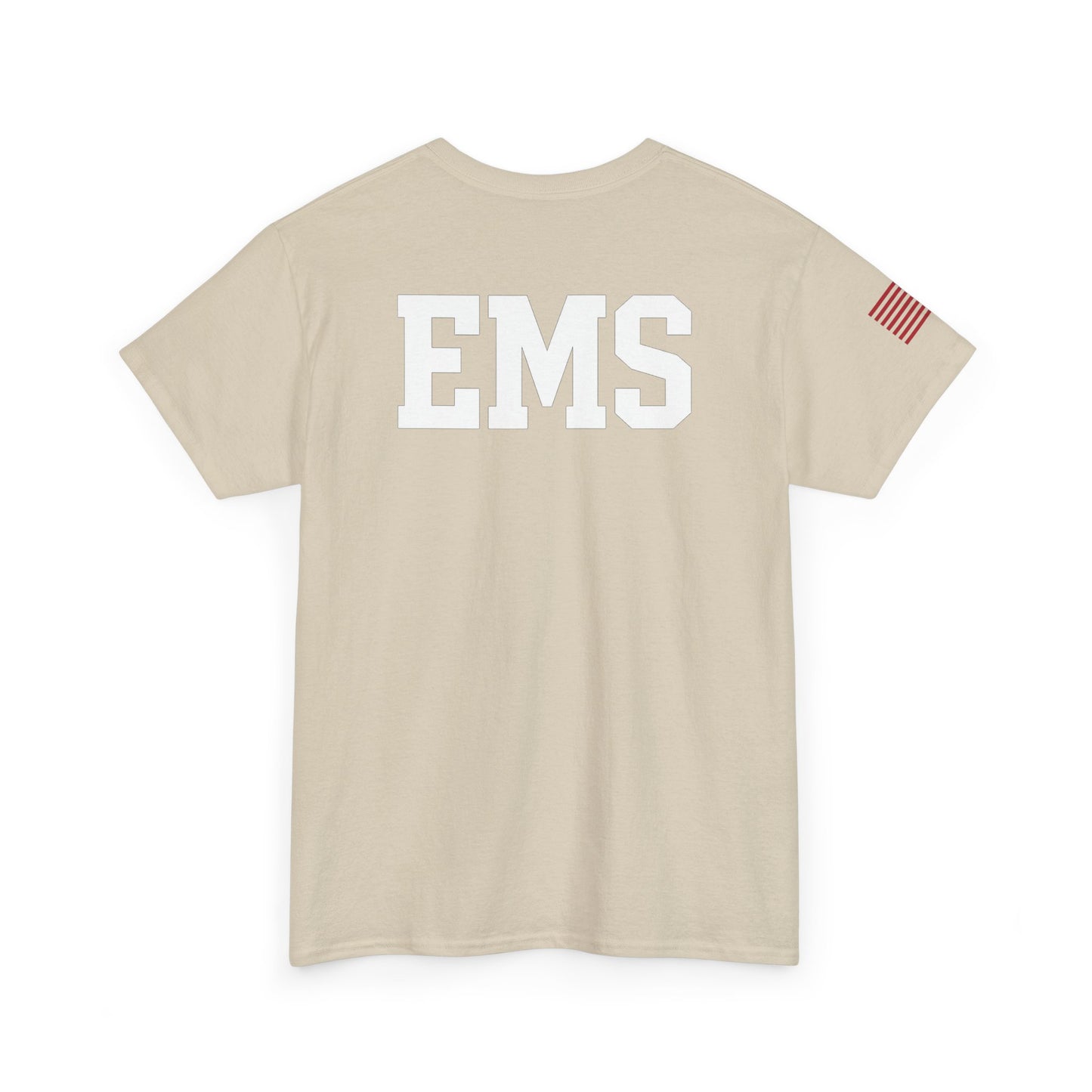 Unisex Heavy Cotton Tee - Emergency Medical Services Tee, EMS Apparel, First Responder Gift, Casual Everyday Wear, Patriotic Shirt