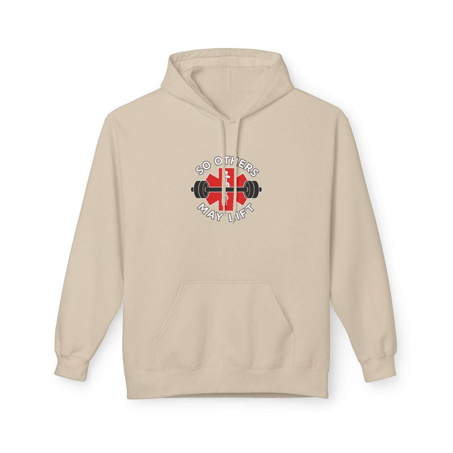 Weightlifting Hoodie — “Lift. Save. Repeat.” EMS First Responder Gym Pullover