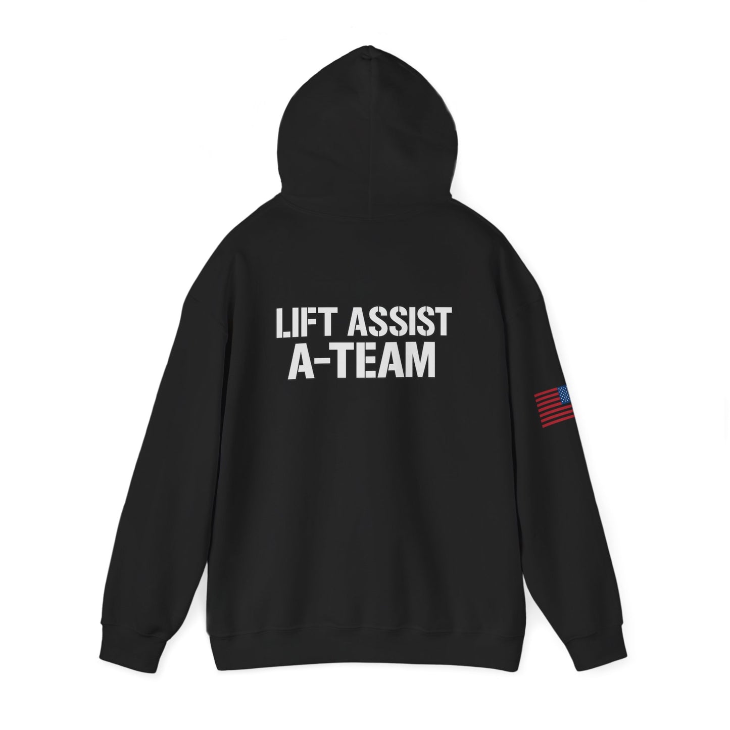 Lift Assist A-Team Hoodie – "So Others May Lift" Weightlifting Support Hoodie