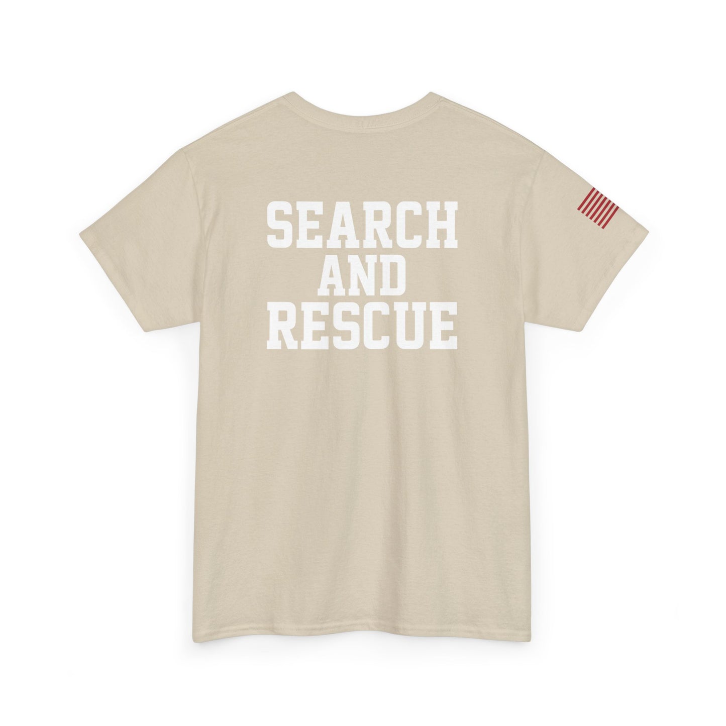 Unisex Heavy Cotton Tee for Heroic Souls | Search and Rescue Tribute Tee, EMS Shirt, Rescuer Gift, Adventure Attire, Everyday Casual Wear