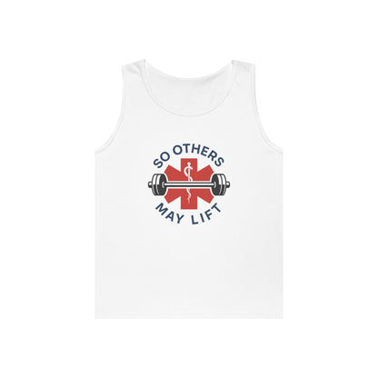 Unisex Heavy Cotton Tank Top - Fitness Motivation - So Others May Lift - Gym Wear, Workout Shirt, Summer Fashion, Casual Apparel, [...]