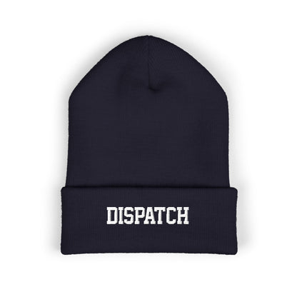Dispatch Embroidered Cuffed Beanie — Classic Knit Winter Hat