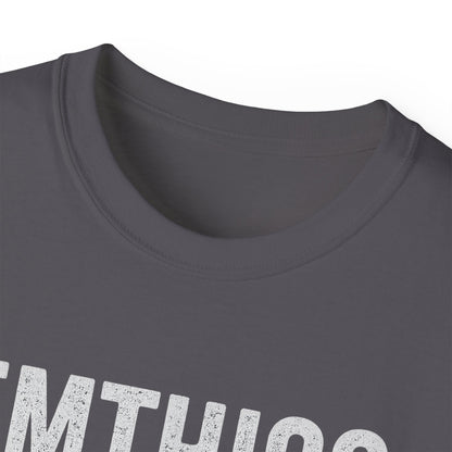 Unisex Ultra Cotton Tee - EMTHICC Graphic T-Shirt, Fitness Apparel, Workout Clothes, Casual Wear, Gift for Gym Lovers