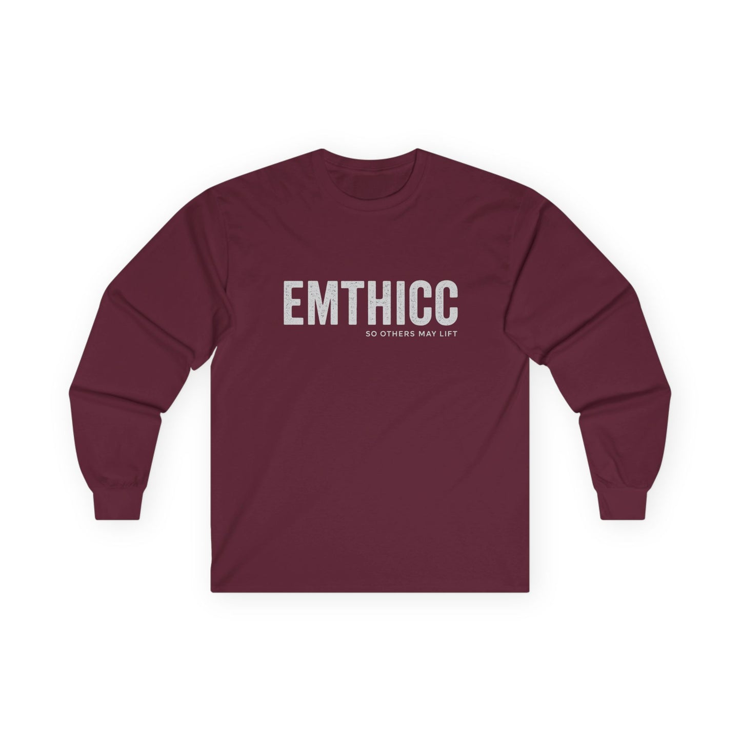 EMTHICC Long Sleeve Tee — Minimalist Graphic Cotton Shirt
