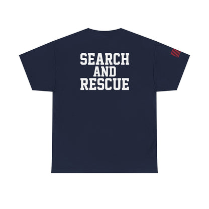 Unisex Heavy Cotton Tee for Heroic Souls | Search and Rescue Tribute Tee, EMS Shirt, Rescuer Gift, Adventure Attire, Everyday Casual Wear
