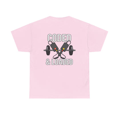 Coded & Loaded Workout Tee, Unisex Cotton Gym Shirt, Fitness Apparel, Perfect for Gym Lovers, Great Gift for Fitness Enthusiasts, [...]